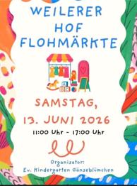 Hofflohmarkt Sinsheim- Weiler Flohmarkt 13.06