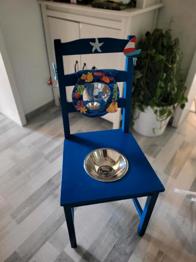 Waschtisch/-Stuhl Kinder Einzelstück