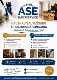 ASE Hausservice – Haushaltsauflösung & Hochdruckreinigung