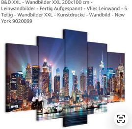 5 Leinwandbilder zu verschenken