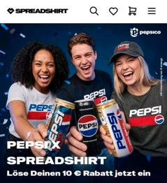 10€ Spreadshirt Gutschein Pepsi 75 Jahre Aktion - gratis -