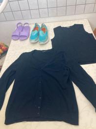 Zu verschenken Mädchen Damen 158-164 Anziehsachen Rucksack