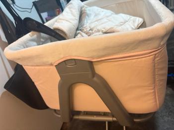 Hauck beistellbett zu verschenken