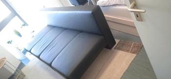 Schlafcouch zu verschenken leder Imitat